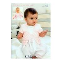 Sirdar Baby Cardigans Tiny Tots Knitting Pattern 1910 DK