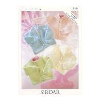 Sirdar Baby Cardigans Knitting Pattern 3104 DK