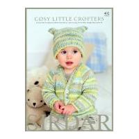 Sirdar Knitting Pattern Book Baby Cosy Little Crofters 402 DK