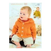 Sirdar Baby Jackets Knitting Pattern 1240 DK