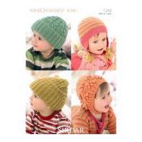 Sirdar Baby Hats Knitting Pattern 1242 DK