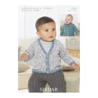 Sirdar Baby Cardigans Tiny Tots Knitting Pattern 1335 DK