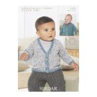 sirdar baby cardigans tiny tots knitting pattern 1335 dk