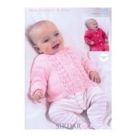 Sirdar Baby Cardigans Knitting Pattern 1372 4 Ply