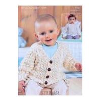 Sirdar Baby Cardigan & Sweater Knitting Pattern 1374 DK