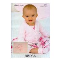 Sirdar Baby Cardigan, Blanket, Hat, Mittens & Booties Knitting Pattern 1706 4 Ply