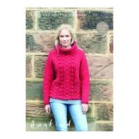 sirdar ladies sweater knitting pattern 7520 chunky