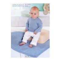 Sirdar Baby Picture Sweater & Blanket Knitting Pattern 1326 DK