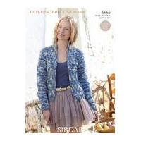 Sirdar Ladies Jacket Knitting Pattern 9665 Chunky