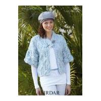 Sirdar Ladies Kimono Jacket Big Softie Knitting Pattern 9603 Super Chunky