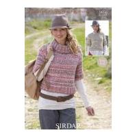 Sirdar Ladies Sweaters Faroe Knitting Pattern 9656 Super Chunky