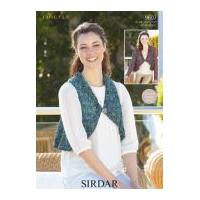 Sirdar Ladies Jacket & Waistcoat Firefly Knitting Pattern 9607