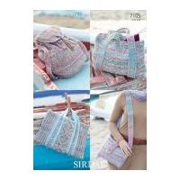 Sirdar Ladies Bags Knitting Pattern 7105 Chunky