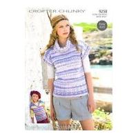 sirdar ladies girls tops knitting pattern 9258 chunky