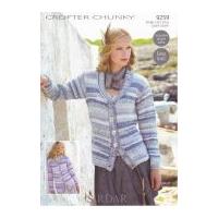 sirdar ladies cardigans knitting pattern 9259 chunky