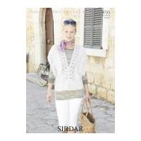 Sirdar Ladies Cardigan Simply Recycled Knitting Pattern 9735 DK