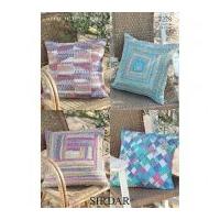 Sirdar Home Cushions Crofter Knitting Pattern 7228 DK