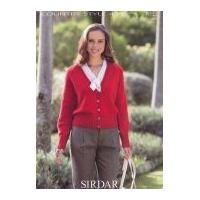 Sirdar Ladies Cardigan Country Style Knitting Pattern 7044 4 Ply