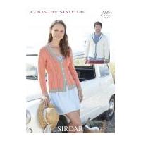 Sirdar Ladies & Mens Cardigans Country Style Knitting Pattern 7035 DK
