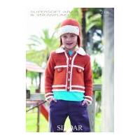 sirdar childrens jacket hat supersoft knitting pattern 2396 dk aran