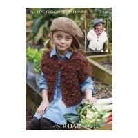 Sirdar Girls Cardigans Knitting Pattern 2304 DK