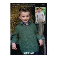 sirdar boys sweaters knitting pattern 2321 dk