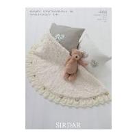 sirdar baby blanket knitting pattern 4466