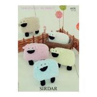 sirdar lamb toys snuggly bubbly knitting pattern 4606 dk