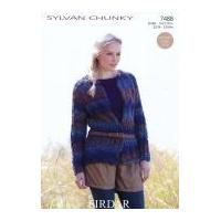 Sirdar Ladies Cardigan Sylvan Knitting Pattern 7488 Chunky