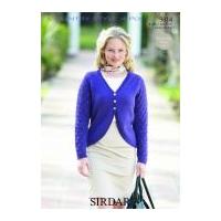 Sirdar Ladies Cardigan Country Style Knitting Pattern 9814 4 Ply