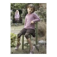 sirdar girls sweaters knitting pattern 2224 dk