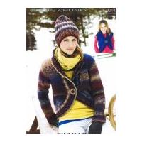 Sirdar Ladies & Girls Cardigans & Hat Knitting Pattern 9214 Chunky