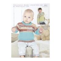 Sirdar Baby Sweaters Knitting Pattern 4481 DK