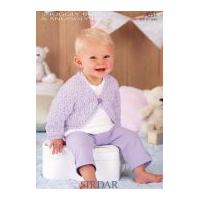 Sirdar Baby Cardigans Snuggly Bubbly Knitting Pattern 4551 DK