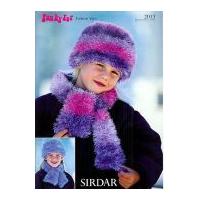 Sirdar Girls Hats & Scarves Knitting Pattern 2013 DK