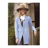 sirdar ladies cardigan knitting pattern 9112 dk