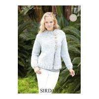 Sirdar Ladies Jacket Big Softie Knitting Pattern 9759 Super Chunky