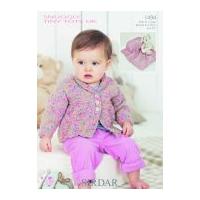 Sirdar Baby Cardigan & Blanket Tiny Tots Knitting Pattern 1494 DK