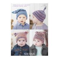 sirdar baby childrens hats baby crofter knitting pattern 1482 dk