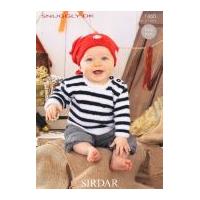 Sirdar Baby Pirate Sweater & Headscarf Knitting Pattern 1460 DK