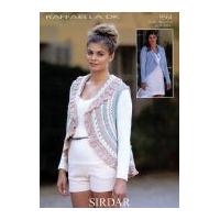 Sirdar Ladies Cardigan & Waistcoat Raffaella Knitting Pattern 9564 DK