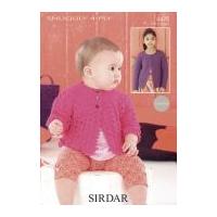 sirdar baby cardigans crochet pattern 4476 4 ply