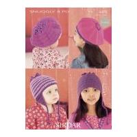 Sirdar Baby & Girls Hats & Beret Crochet Pattern 4474 4 Ply