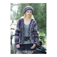 Sirdar Ladies Cardigan Knitting Pattern 9074 DK