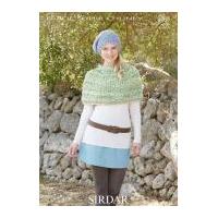 Sirdar Ladies Cape & Hat Faroe Knitting Pattern 9785 Super Chunky