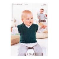 Sirdar Baby Sweater & Tank Top Knitting Pattern 1404 DK