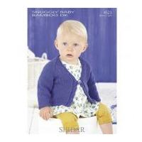 Sirdar Baby Cardigan Knitting Pattern 4523 DK