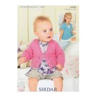 sirdar baby cardigans knitting pattern 4446 dk