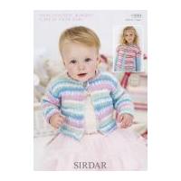 sirdar baby cardigans baby crofter knitting pattern 1999 dk