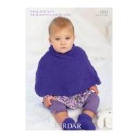 Sirdar Baby Poncho Knitting Patt...